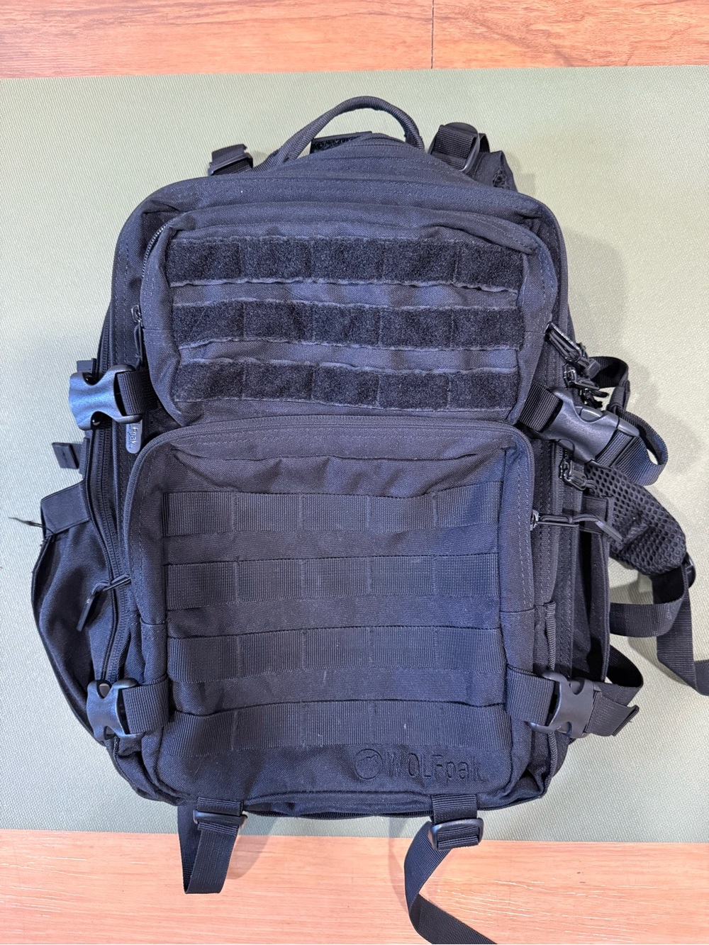 WOLFPAK 25L Tactical Black Backpack